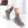 Gray women's slip-on boots Bilbao - Footwear