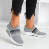 Gray women's slip-on sports shoes - on Rainbow - Footwear 1