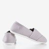 Grey women's slip-on sneakers Slavarina - Footwear