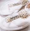 Ladies' white flat sandals Slavitta - Footwear
