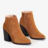 Light brown daskie suede boots on the Laranya post - Footwear