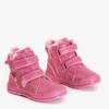 Melania's pink children's snow boots - Footwear