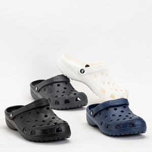 Men's black pool flip-flops clogs Brolen - Footwear