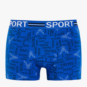Men's blue boxer shorts - Underwear