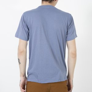Men's gray cotton t-shirt - Clothing
