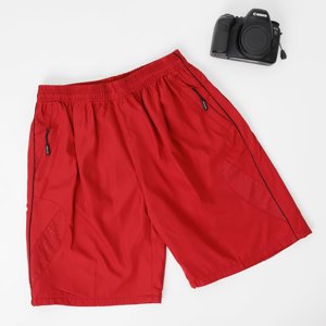 Men's red cotton shorts - Clothing