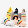 Multicolored women's sports shoes slip - on Rainbow - Footwear