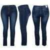 Navy blue denim trousers - Trousers