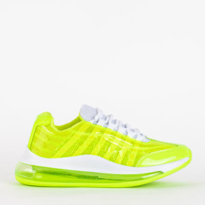Neon green men's sports shoes Neoni- Footwear