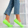 Neon green women&#39;s slip-on sneakers Colorful - Footwear 1