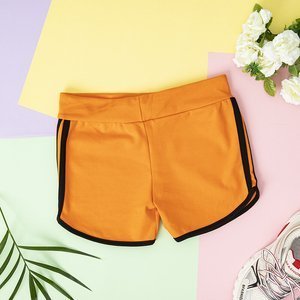 Neon orange girls 'sports shorts - Clothing