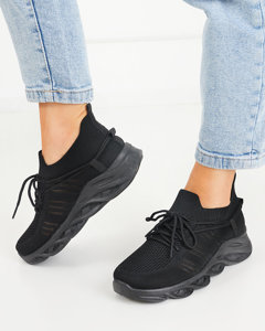 OUTLET Black Serinto women's sports shoes - Footwear