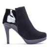 OUTLET Black boots on a high heel Rosalie- Shoes
