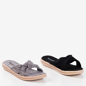 OUTLET Gray women's slippers Wastiva - Shoes