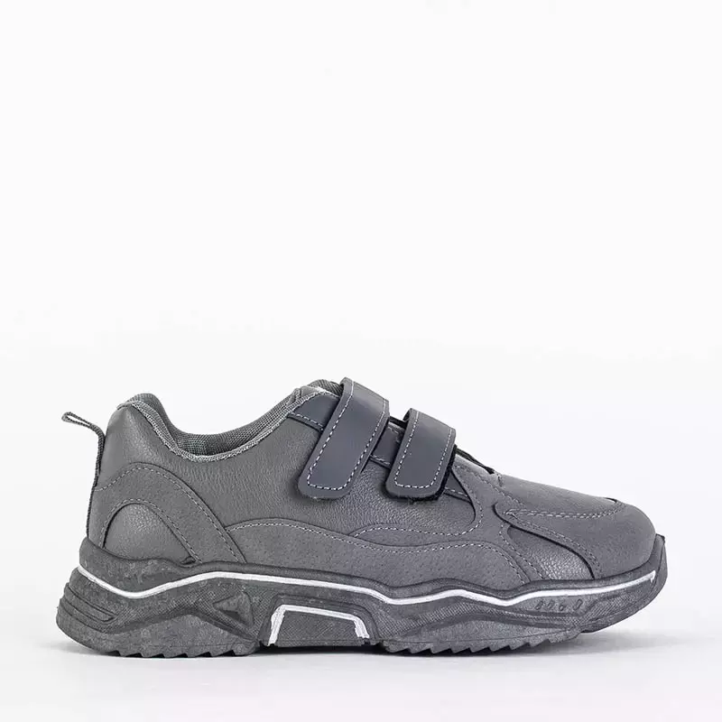 OUTLET Grey children's sports shoes Skatio - Footwear