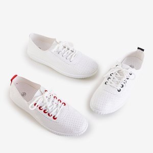 OUTLET Jasenik white openwork sneakers - Footwear