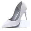 OUTLET Light gray pumps on a Jazmine stiletto - Shoes