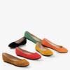 OUTLET Marius' mustard eco-suede ballerinas - Footwear