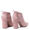 OUTLET Pink boots on the post Gloria - Shoes
