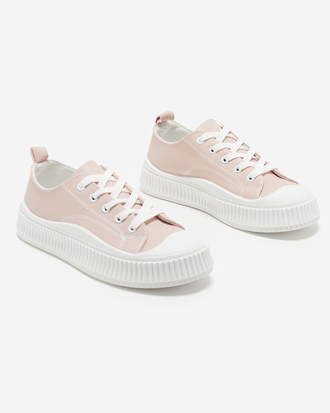 OUTLET Pink women's sports shoes, sneakers Kerisso - Footwear