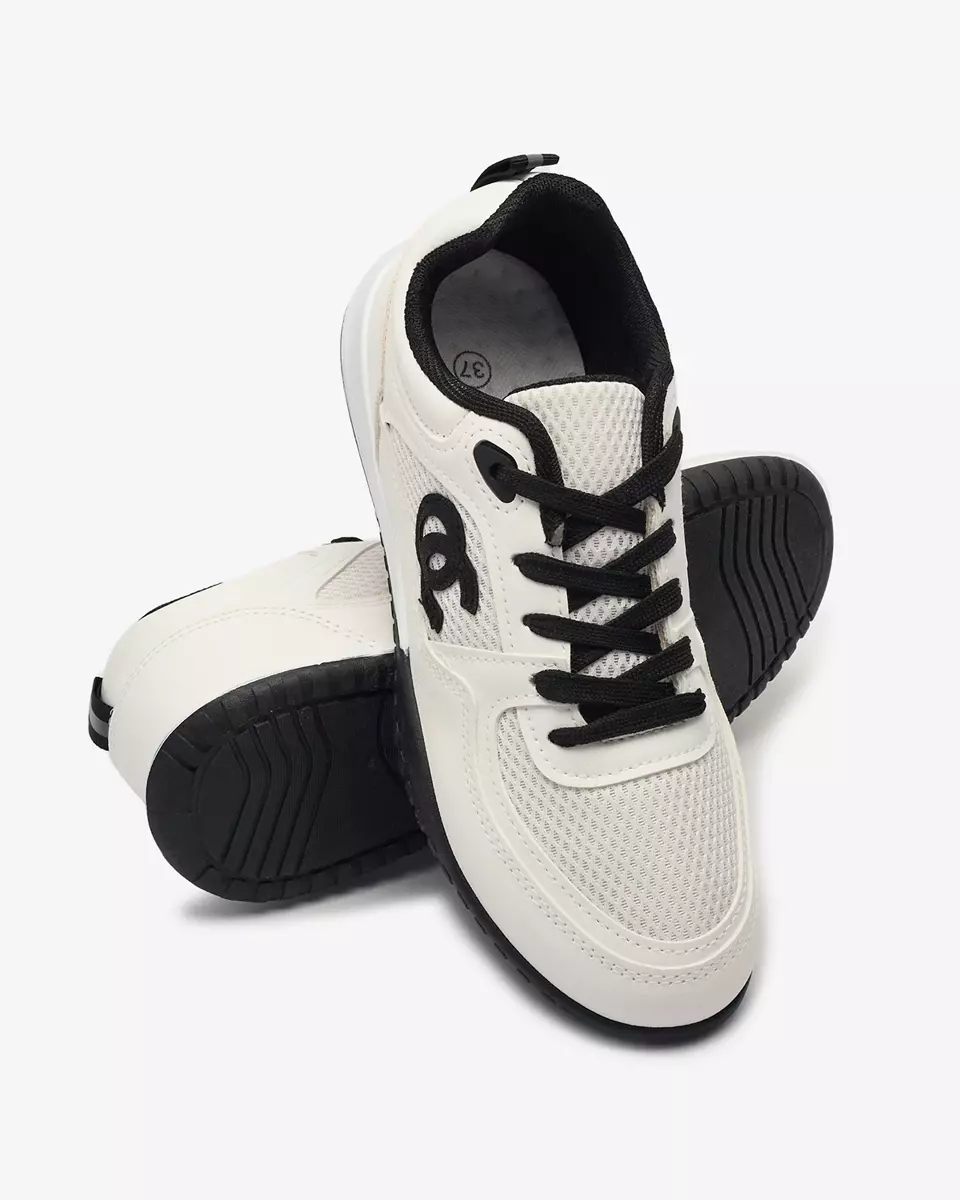 OUTLET Royalfashion White and black women's sports shoes Bofiale