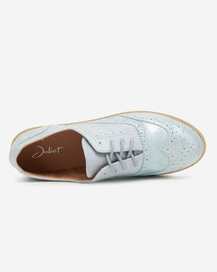 OUTLET Women's blue lace-up shoes Isdiohra - Footwear