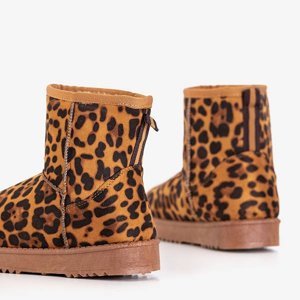 OUTLET Women's platform snow boots with Nimasa leopard print - Footwear
