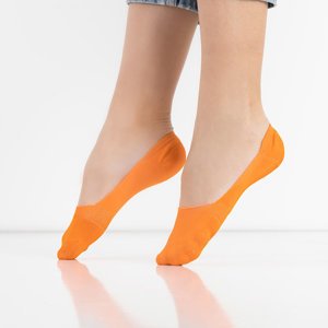 Orange women's ankle socks - Socks
