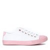 Pink Power white and pink sneakers - Footwear