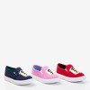 Pink children's slip on sneakers Berries - Footwear
