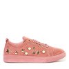Pink sneakers with Jasan decorations - Footwear