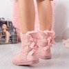 Pink snow boots with bows Kylie - Footwear