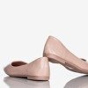 Pink women's flat heels Lin - Footwear 1