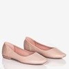Pink women's flat heels Lin - Footwear 1