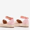 Pink women's sandals a'la espadrilles Truly Yours - Footwear