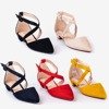 Red low-heeled sandals Philadelphia - Footwear 1