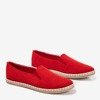 Red women&#39;s espadrilles from eco-suede Melicija - Footwear 1