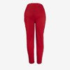 Red women&#39;s sweatpants with stripes PLUS SIZE - Pants 1