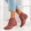 Red women's boots Antiokia - Footwear