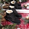 Ressalie black boots with fur - Footwear