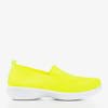 Rigila neon yellow women's slip-on sneakers - Footwear