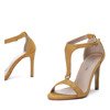 Rosie yellow high heel sandals - Footwear