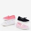 Shea White Children's Slip-On Sneakers - Footwear