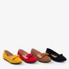 Shell red loafers with bow - Footwear