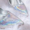Silver pumps with holographic finish Ibiza - Footwear
