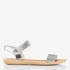 Silver women&#39;s flat sandals Brocella - Footwear 1