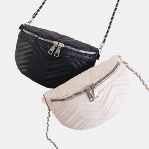 Small black quilted ladies handbag - Accessories