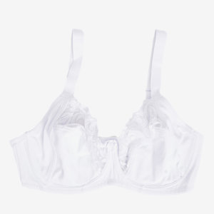 Soft white bra with lace - Underwear