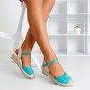 Turquoise a'la espadrille sandals Jorcia - Footwear