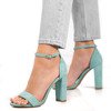 Turquoise sandals on the Alani post - Footwear 1